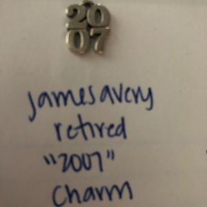 Retired 2007 stacked James avery charm